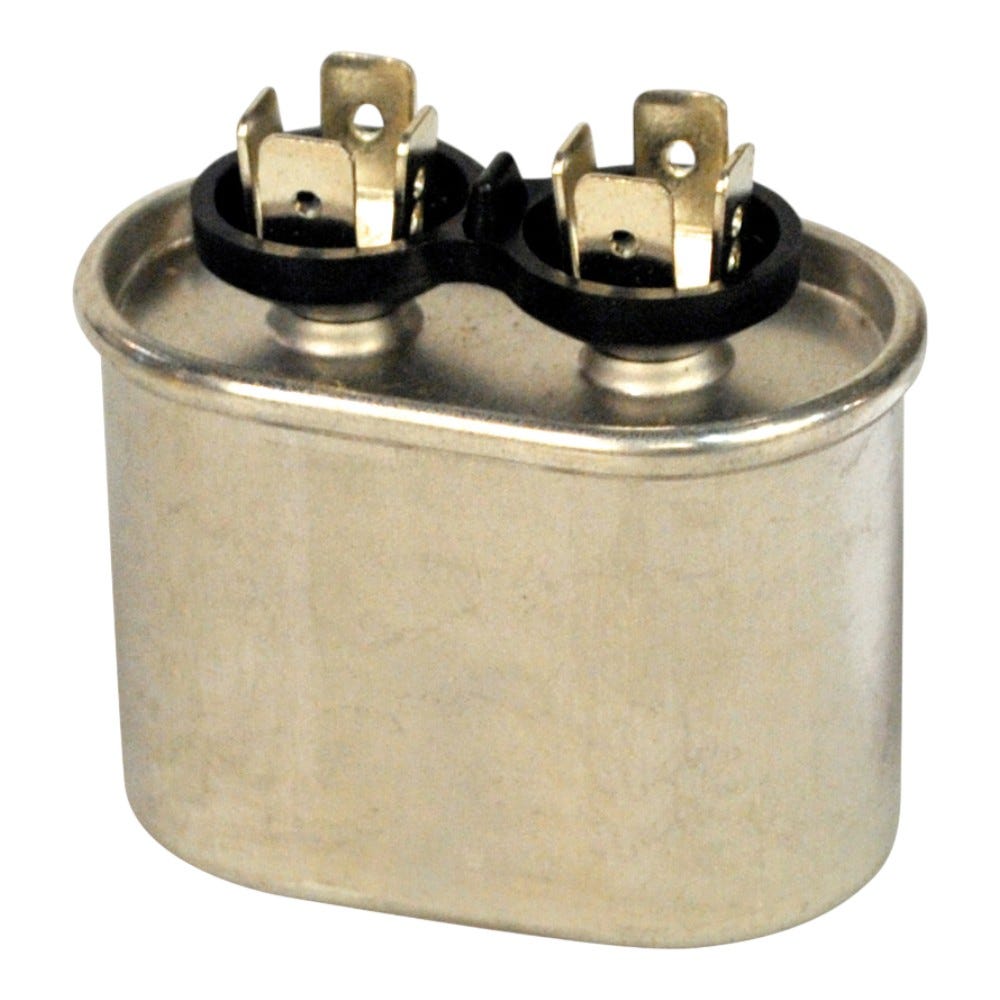 SINGLE RUN CAPACITOR, OVAL, 30 MFD, 440 VOLTS