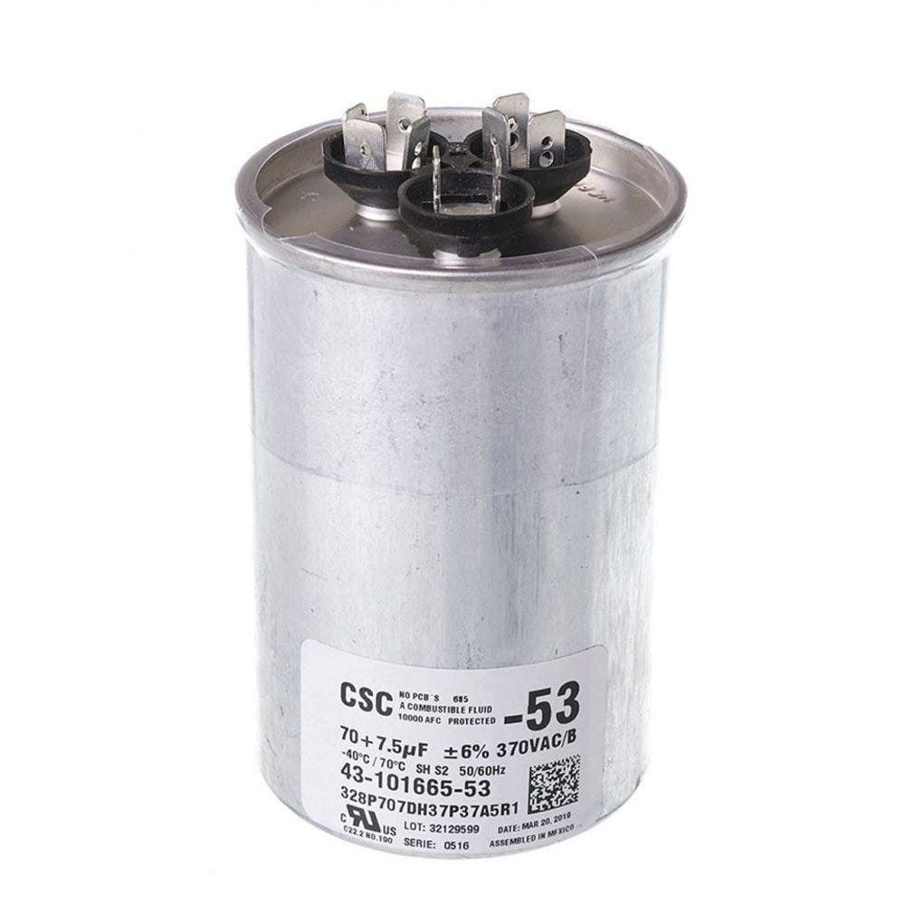 CAPACITOR DUAL ROUND CON