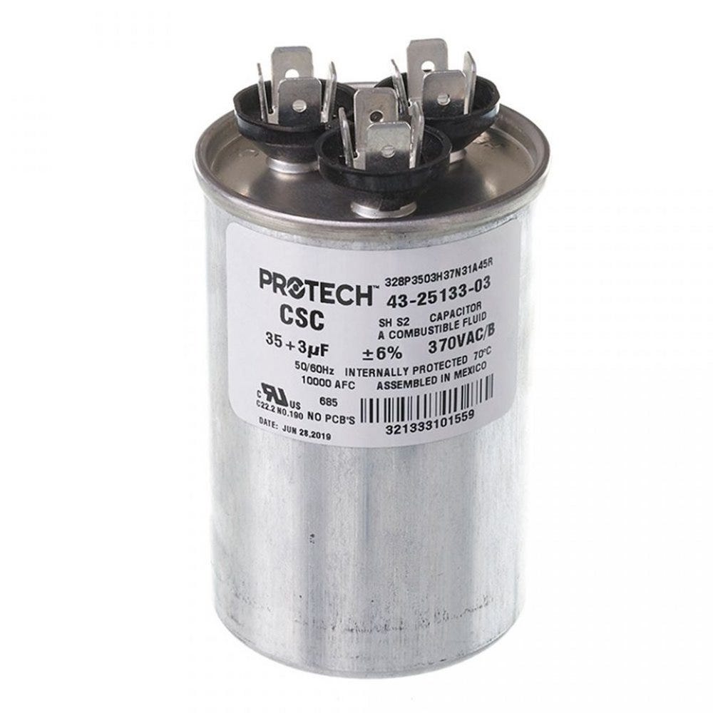 Capacitor - 35/3/370 Dua, 43-25133-03