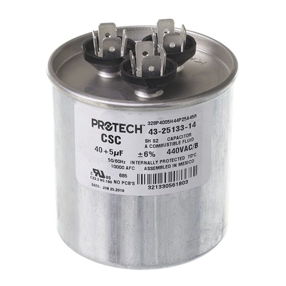 Capacitor - 40/5/440 Dua, 43-25133-14