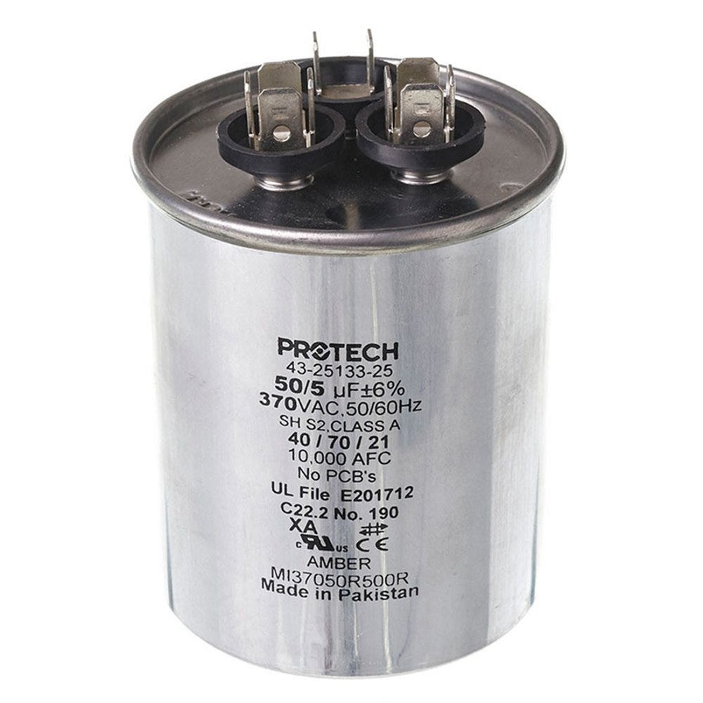 Capacitor - 50/5/370 Dua, 43-25133-25