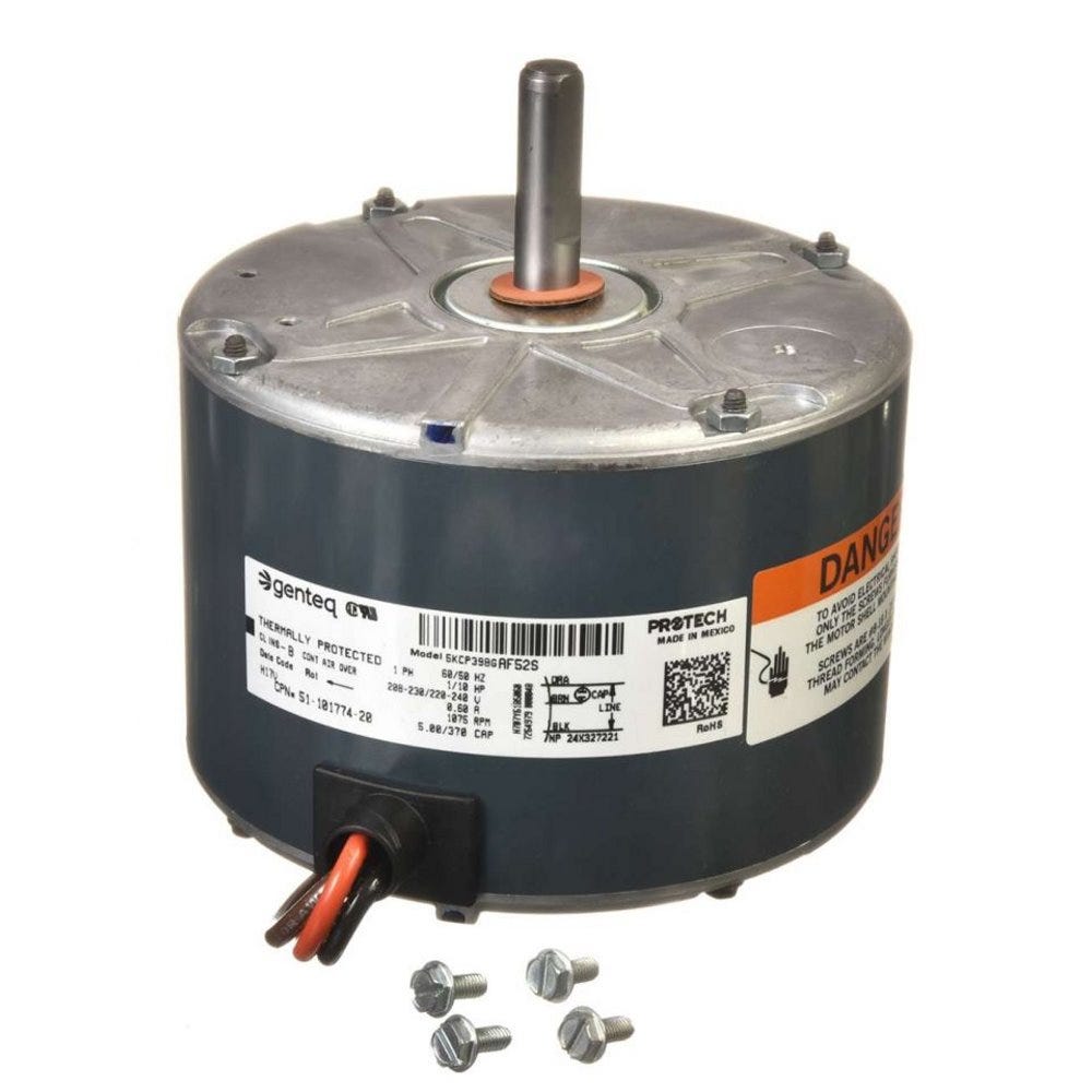 Condenser Motor - 1/10 h, 51-101774-20
