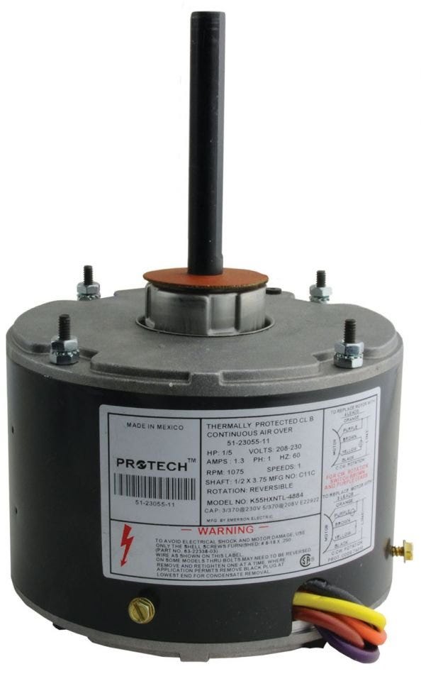 PROTECH Condenser Motor, 51-23055-11