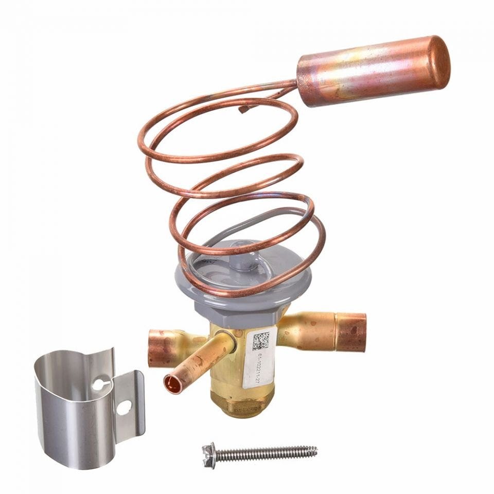 Ruud 1/2" ODF x 1/2" ODF Thermal Expansion Valve, 6 Ton