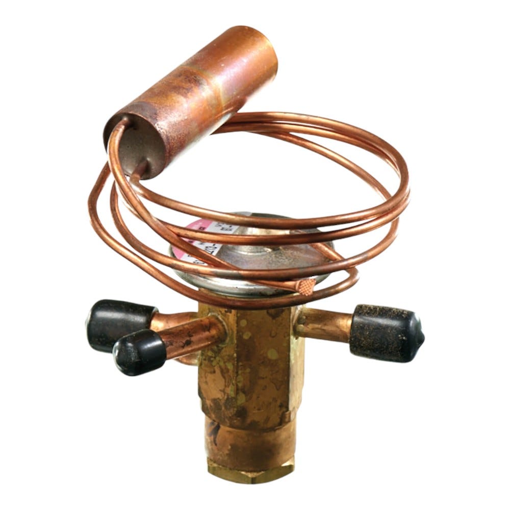 Rheem 3/8" ODF x 3/8" ODF Thermal Expansion Valve, 3.5 Ton, External Equalizer