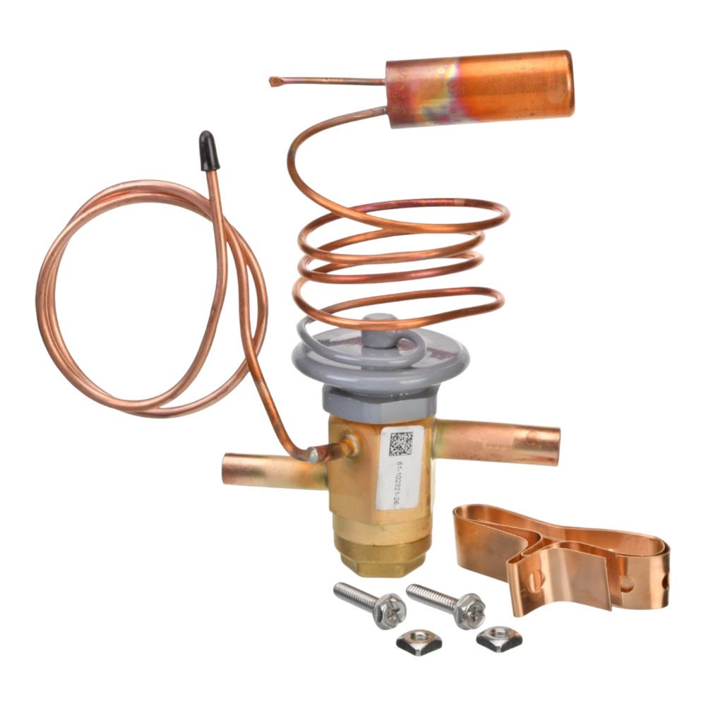 Rheem 3/8" ODF x 3/8" ODF Thermal Expansion Valve, 1 Ton, External Equalizer