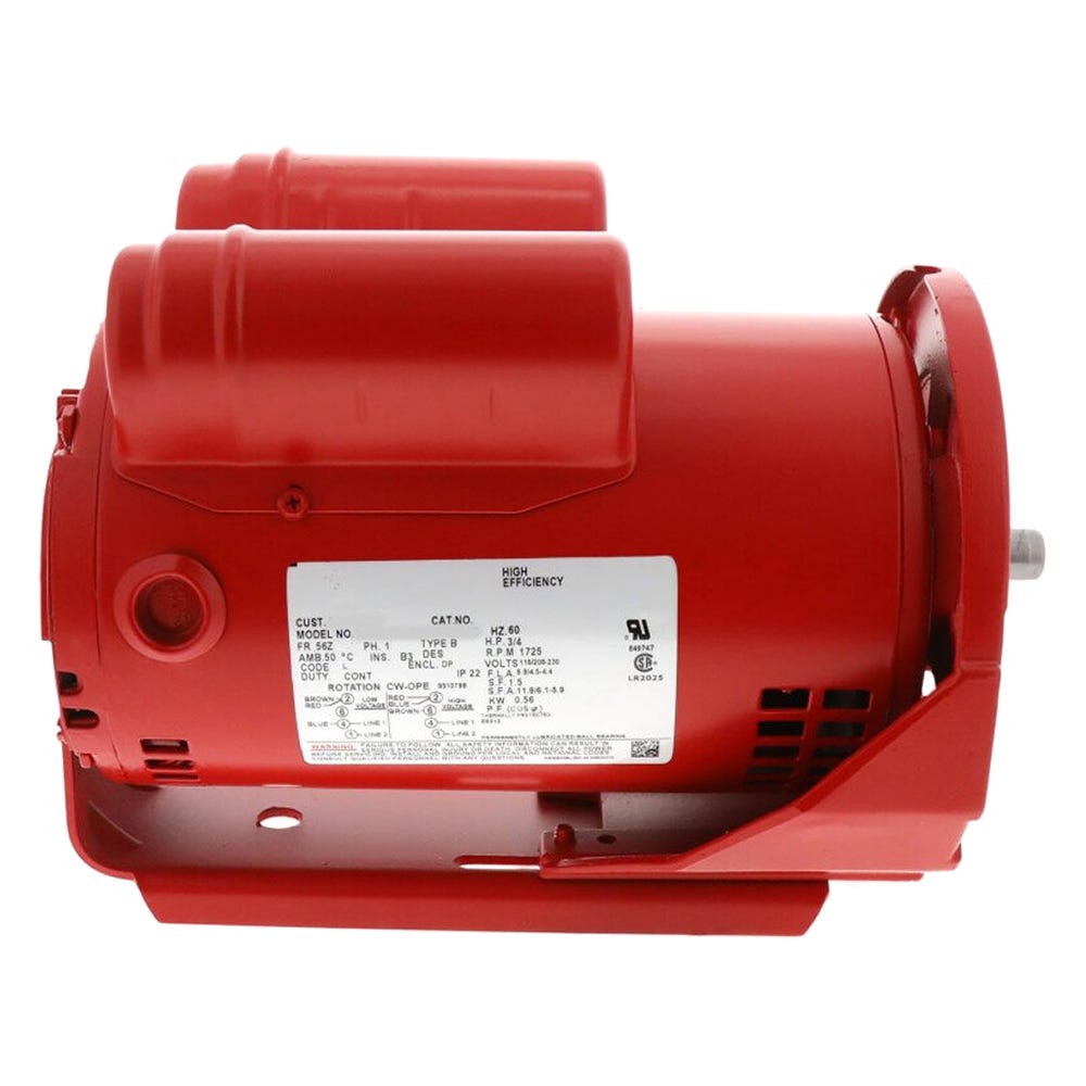 MOTOR 3/4 HP 115/230V 1725 RPM (CW)