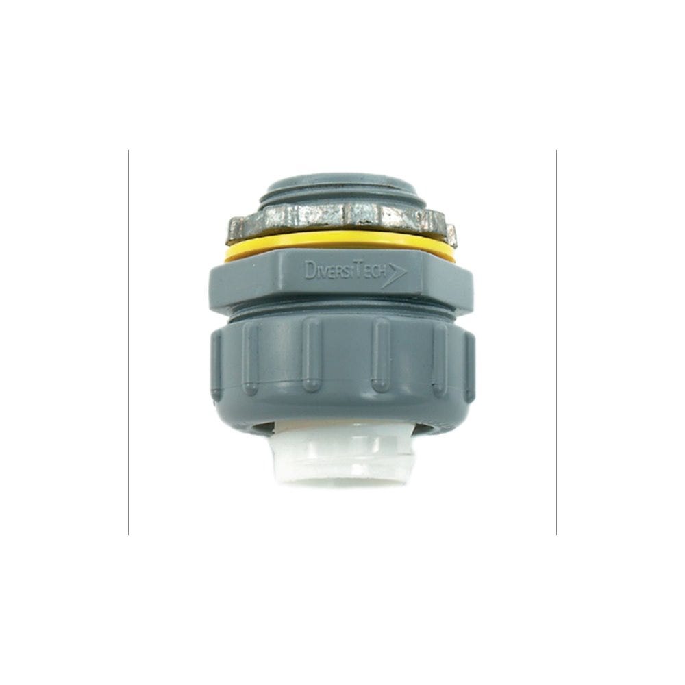 PVC Non-Metallic Straight Liquid Tite Connector, 1/2" Male x 1/2" Male