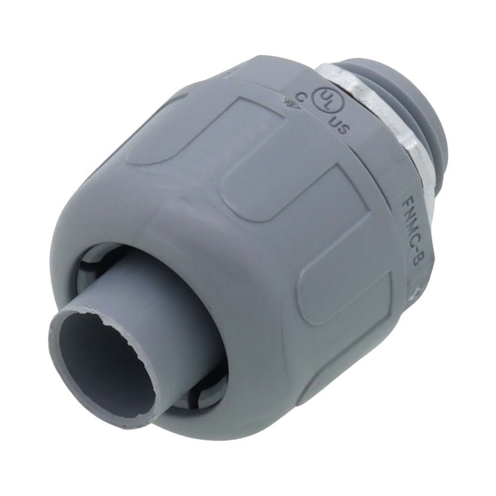 PVC Straight Connector, 3/4" Male x 3/4" Male