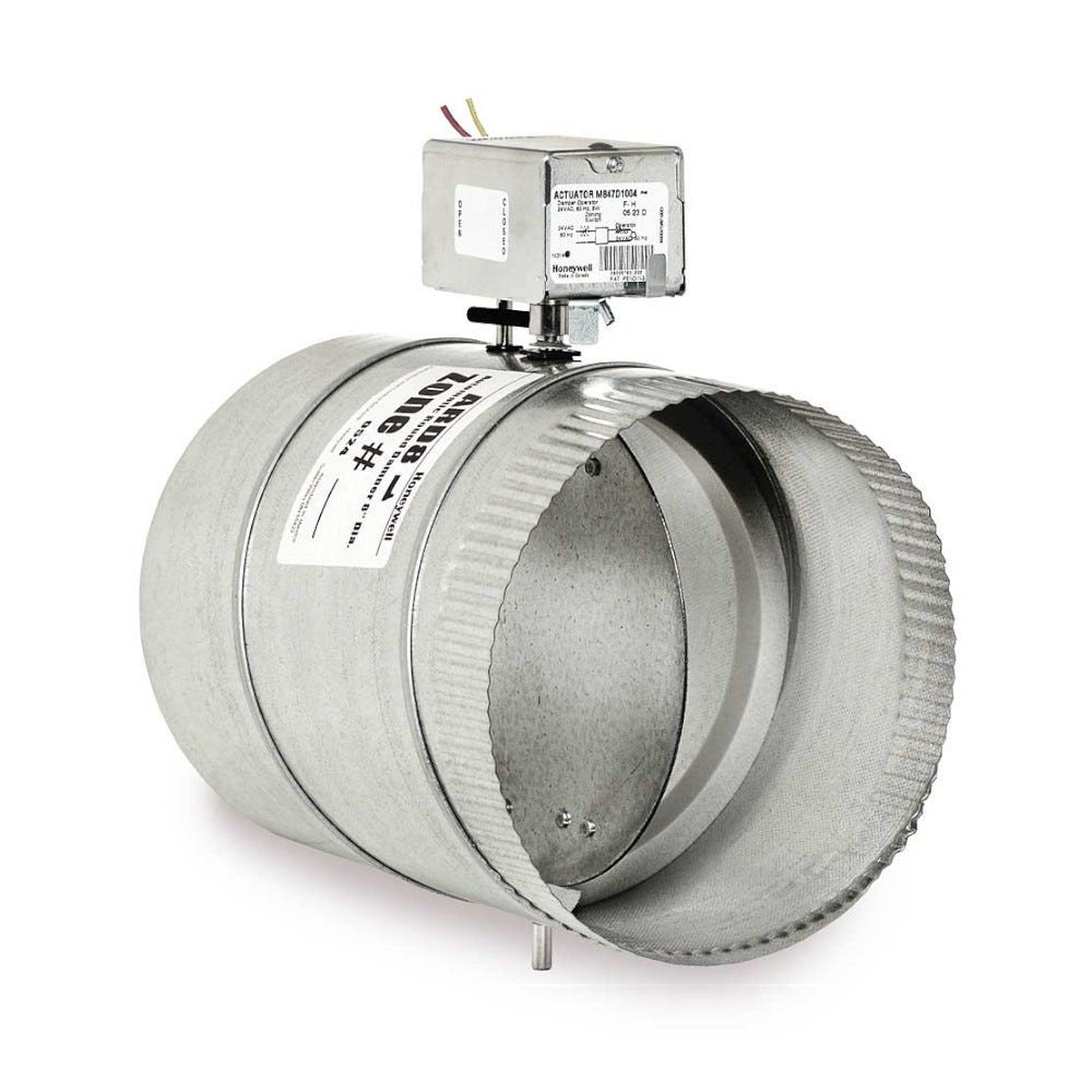 8" ROUND ZONE DAMPER
