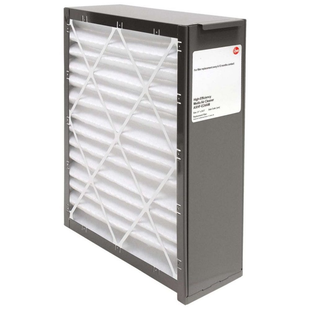 Ruud Media Air Cleaner, MERV 8, 21" x 24-1/2" x 5"