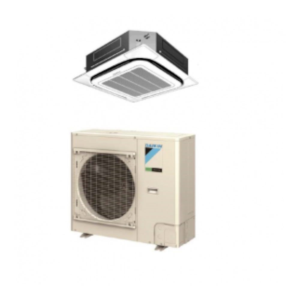 Daikin FBQ Series Ceiling Cassette 24,000 BTU Mini Split Indoor Unit – Single Zone, R-410A