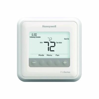 T4 Pro Programmable Thermostat, 1-Heat, 1-Cool