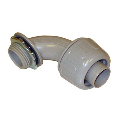 Flexible Liquid Tight PVC 90° Connector 3/4"