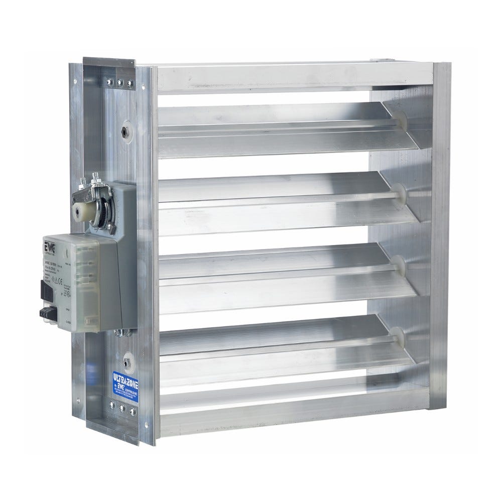 Rheem Aluminum Rectangular Parallel Blade Damper- 16" x 10"