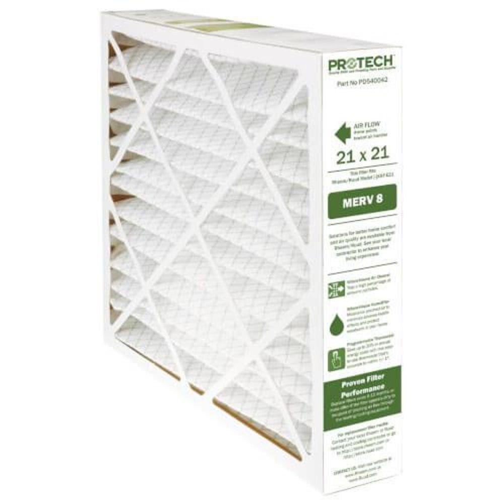 Paper Media Air Filter, MERV 8, 21" x 21" x 5"