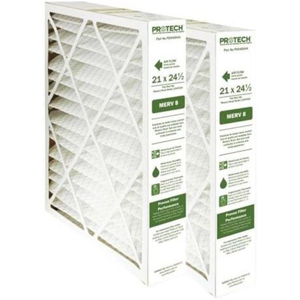 Ruud Replacement Filter, MERV 8, 21" x 24.5" x 5"