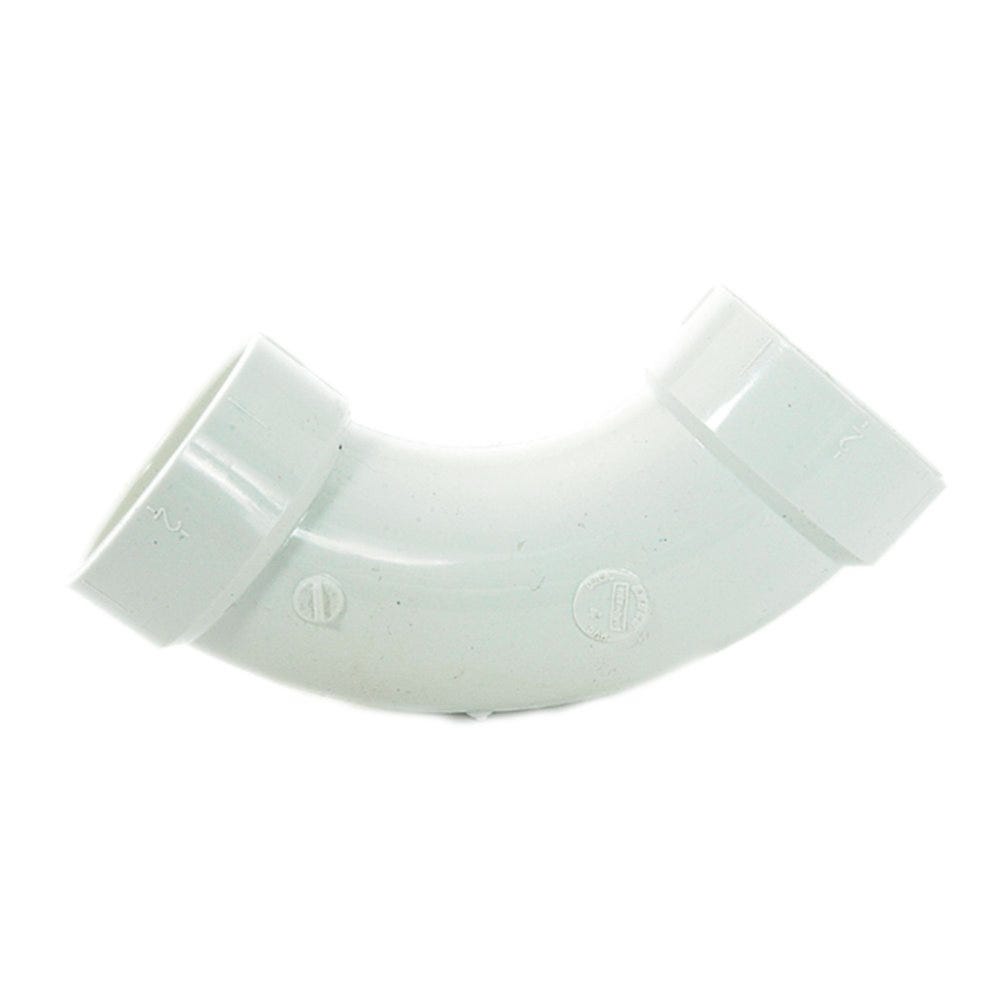 PVC, 90 Lg SwpEll (HubxHub) 2in