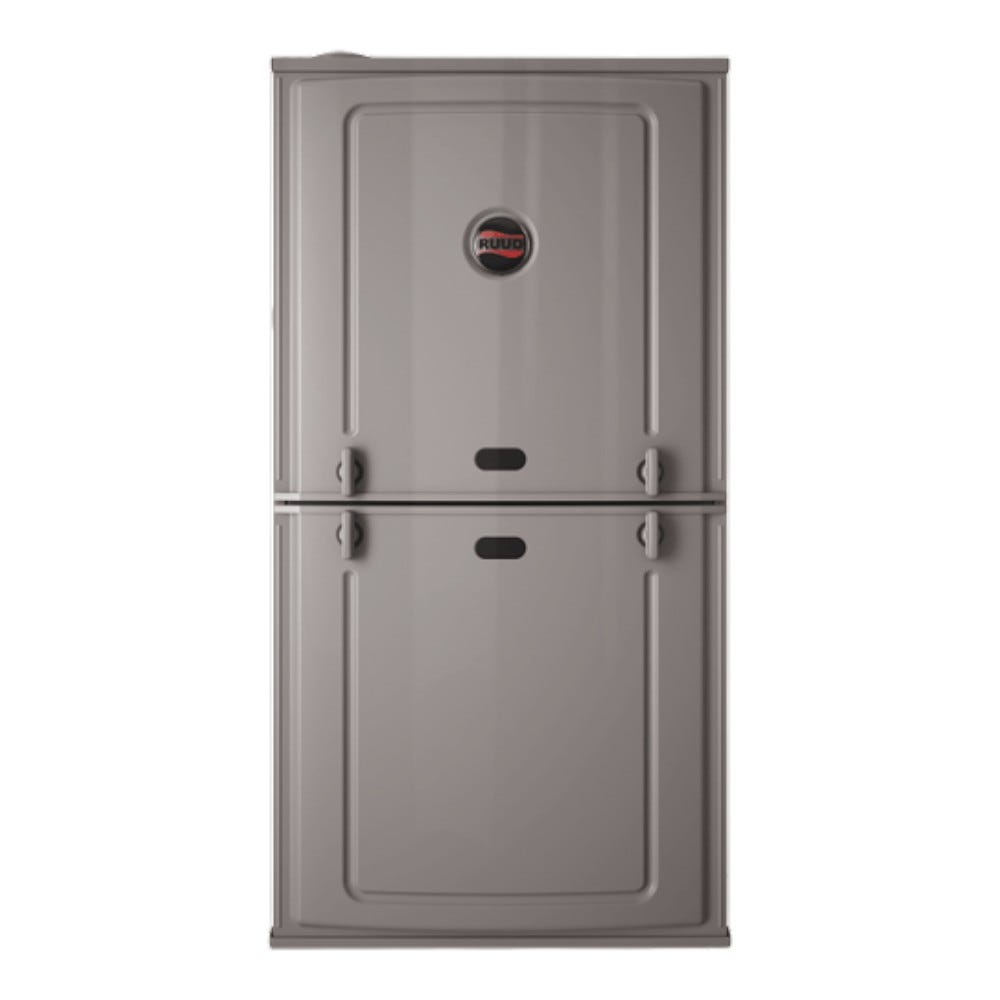 Ruud Classic Series 80% AFUE, Standard ECM Gas Furnace - 75,000 BTU , R801T0754A17UHSNAS