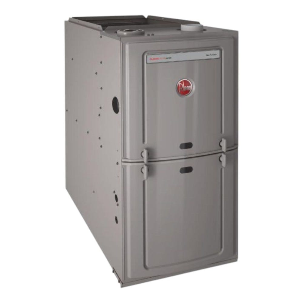 Ruud Classic Series 80% AFUE, Variable Speed ECM Gas Furnace - 100,000 BTU