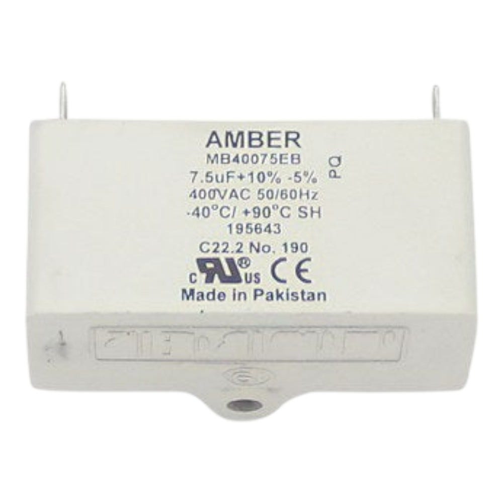 Rheem Run Capacitor, 7.5 MFD, 440V, Square