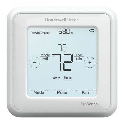 Z-Wave T6 Pro Programmable Thermostat with SmartStart ; TH6320ZW2007