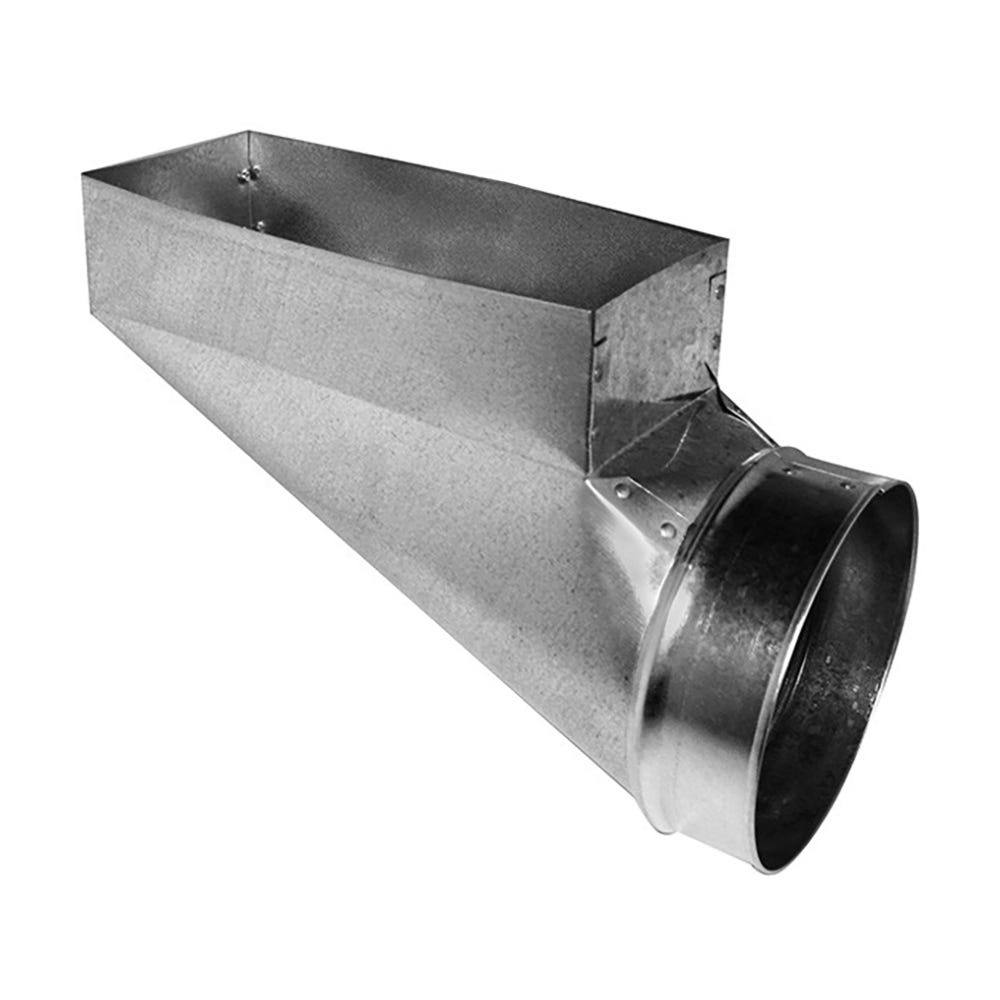 Galvanized Steel End Boot, 4" x 10" x 5"